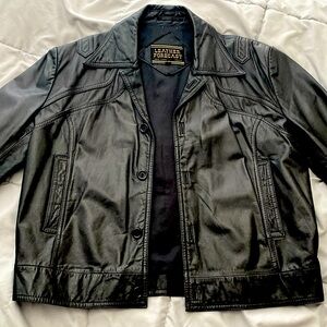 LEATHER FORCAST-New York-Paris- genuine leather coat